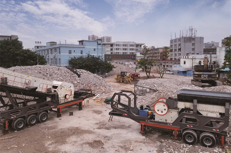 建筑垃圾打石機，移動再生石料設備
