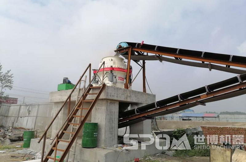 圓錐破碎機，砂石骨料中細碎破碎機